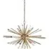 Salerno 8 Light Ceiling Pendant - Antique Brass, Glass