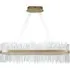 Trapani Bar Pendant Ceiling Light - Gold, Clear Glass