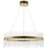 Trapani Glass Pendant Light - Gold