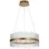 Trapani Pendant Light with Integrated LED - Gold, Glass