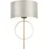Trento Wall Lamp - Gold, Satin Fabric