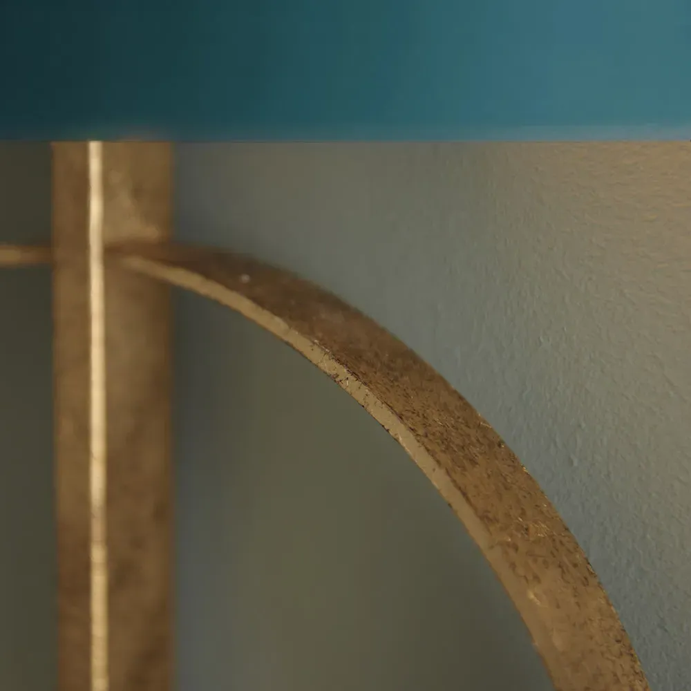 Trento Wall Lamp - Gold, Satin Fabric