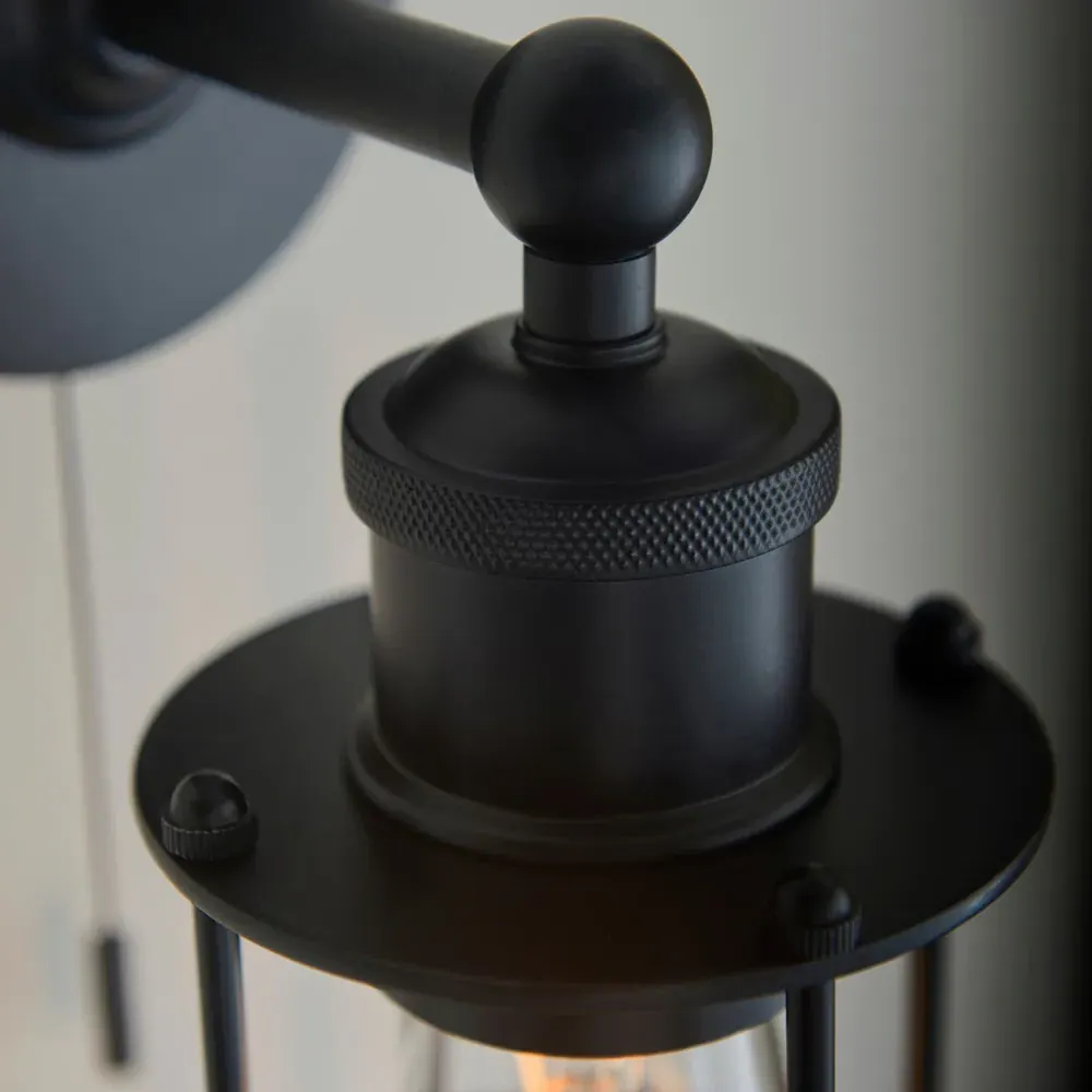 Treviso Bathroom Wall Lamp - Matt Black