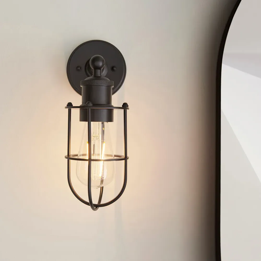 Treviso Bathroom Wall Lamp - Matt Black