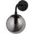 Trieste Wall Lamp - Black, Smoked Mirror Glass