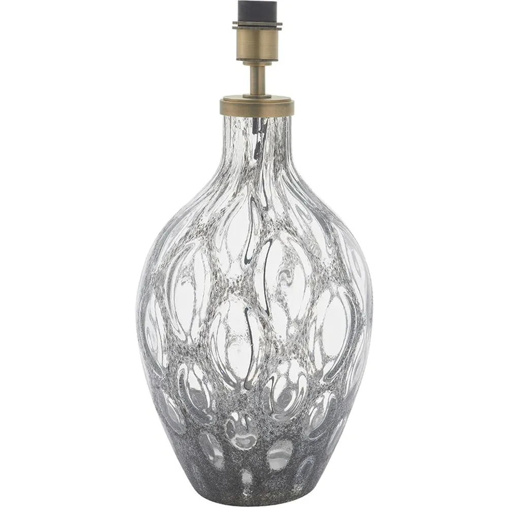 Vibo Table Lamp - Charcoal, Glass