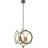 Vicenza 4 Light Pendant Ceiling Light - Black, Gold