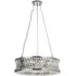 Vittoria Crystal Pendant Ceiling Light - Bright Nickel