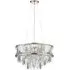 Vittoria Crystal Pendant Ceiling Light - Bright Nickel