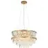 Vittoria Crystal Pendant Light - Warm Brass