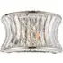 Vittoria Crystal Wall Lamp - Bright Nickel