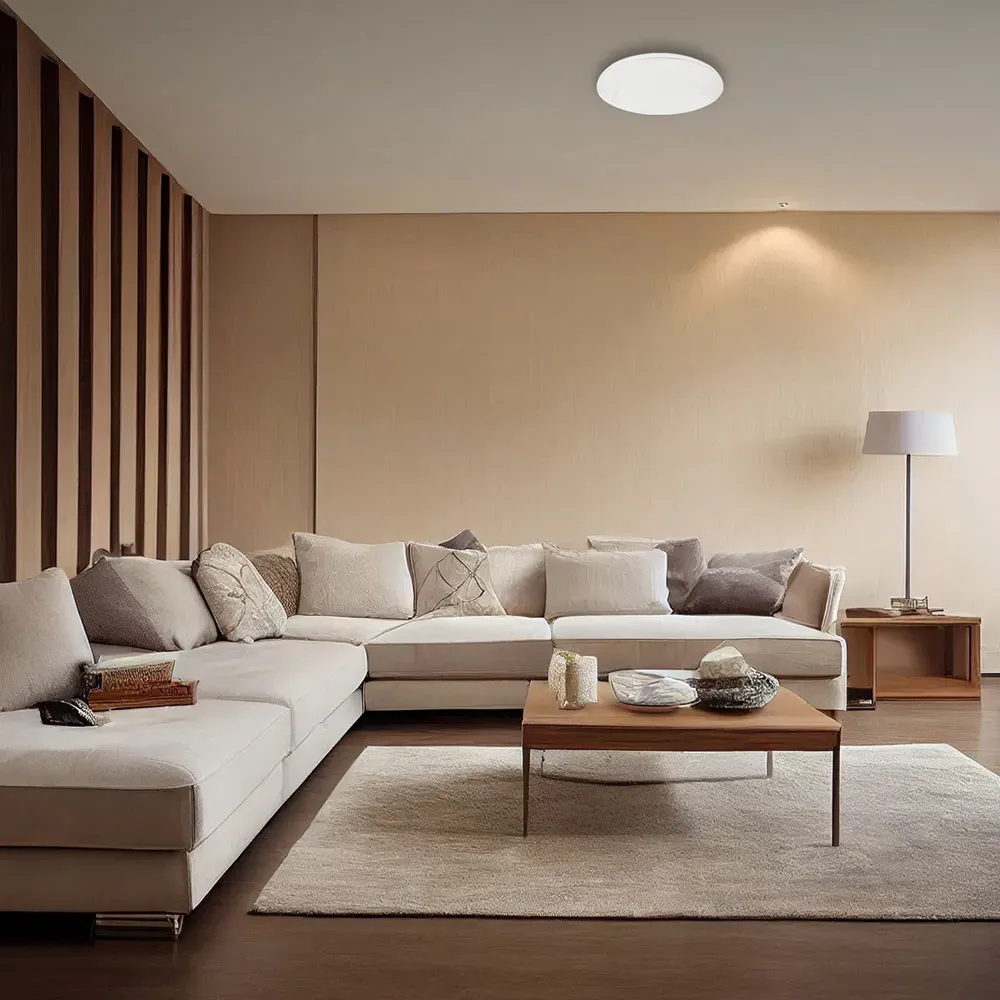 Allister 38cm Ceiling Light with Remote - White