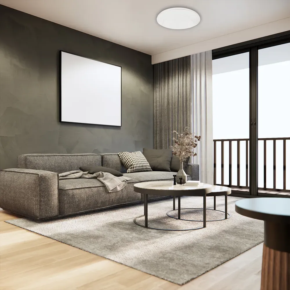 Allister 48cm Ceiling Light with Remote - White