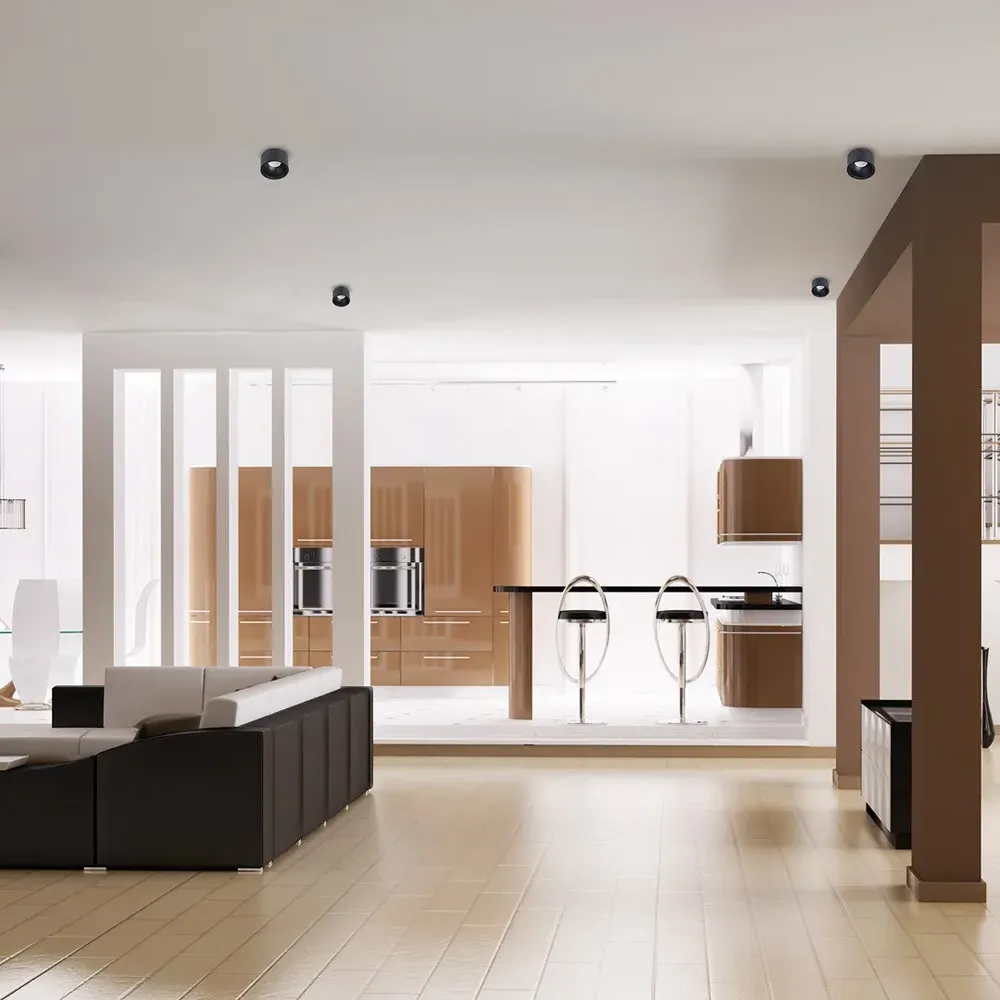 Bali Round Spot Light - Black