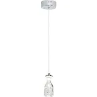 Bottle LED Pendant Lamp - Silver