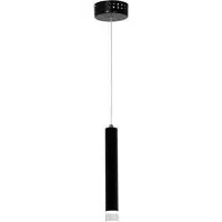 Carbon Cylindrical LED Pendant Lamp - Black