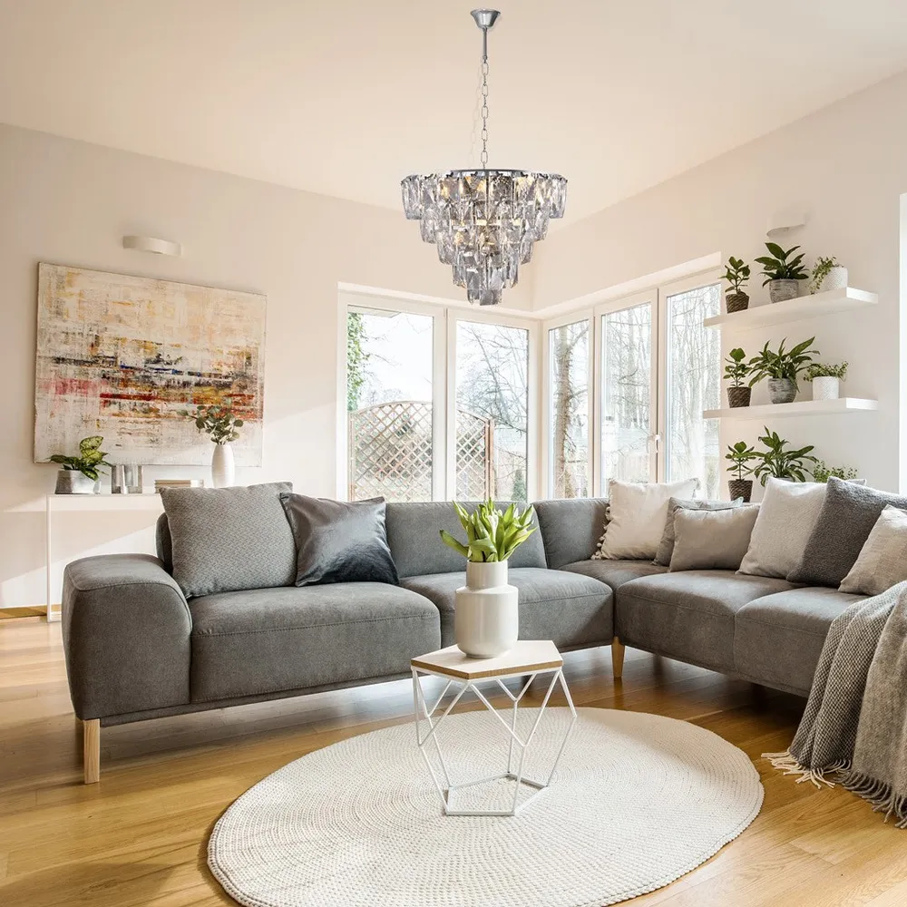 Chelsea Chandelier - Clear, Crystal