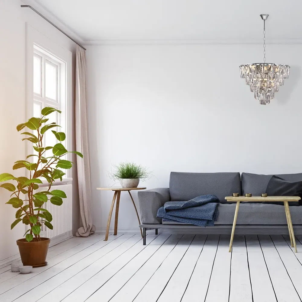 Chelsea Chandelier - Clear, Crystal