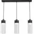 Clarissa Glass Pendant Lamp - Black