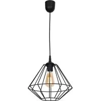 Colin Cage Pendant Lamp - Black, Metal