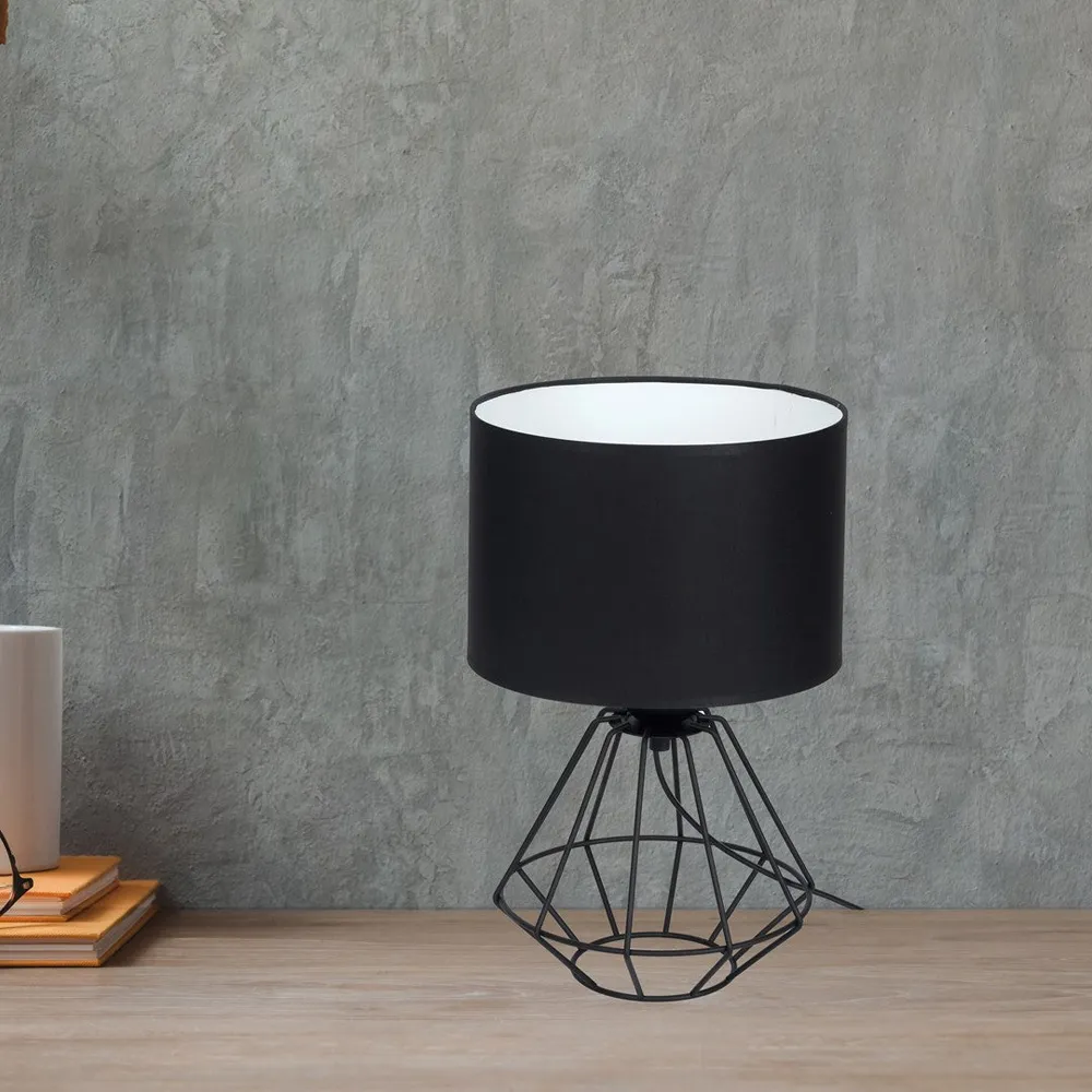 Colin Cage Table Lamp - Black, Metal