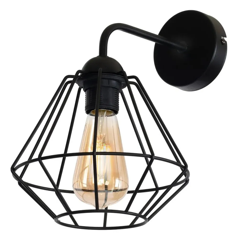 Colin Cage Wall Lamp - Black, Metal image