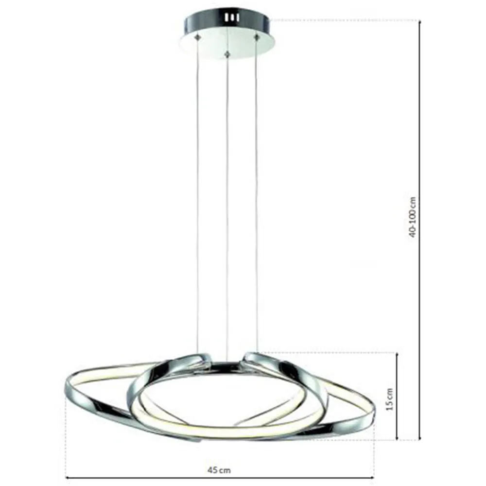 Craft LED Pendant Lamp - Silver
