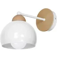 Dama Wall Lamp - White, Wood