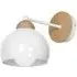Dama Wall Lamp - White, Wood