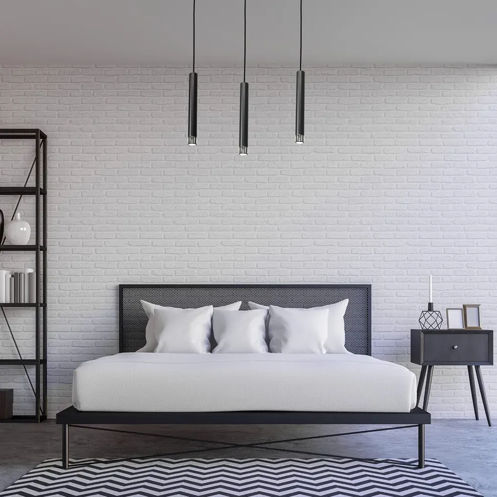 Dani 3 Pendant Lamp - Black, Chrome