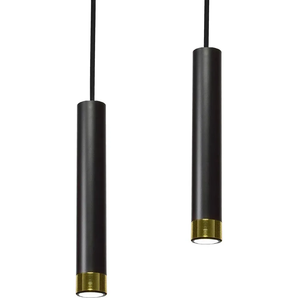 Dani 3 Pendant Lamp - Black, Gold