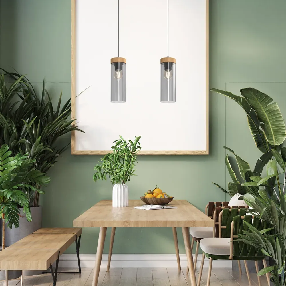 Elica Pendant Lamp - Black, Metal