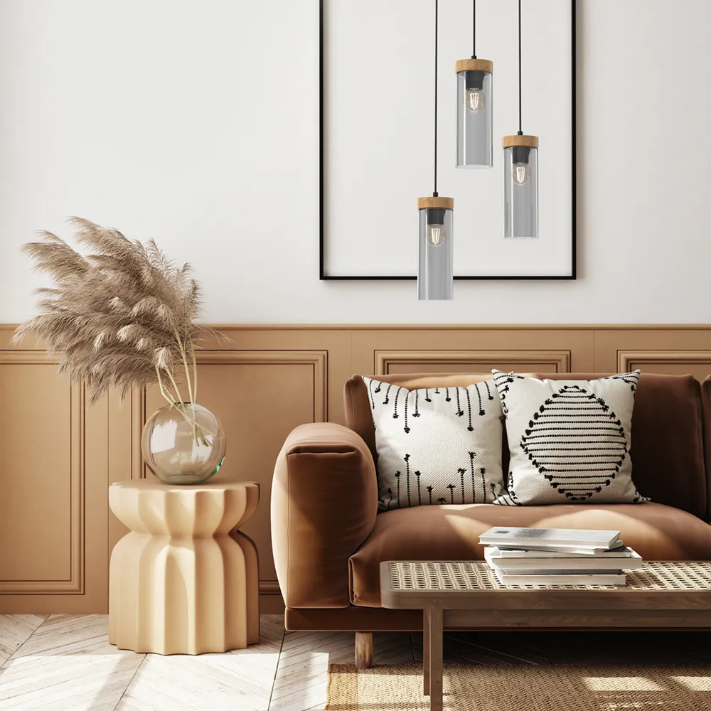 Elica Pendant Lamp - Black, Metal