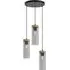 Elica Pendant Lamp - Black, Metal