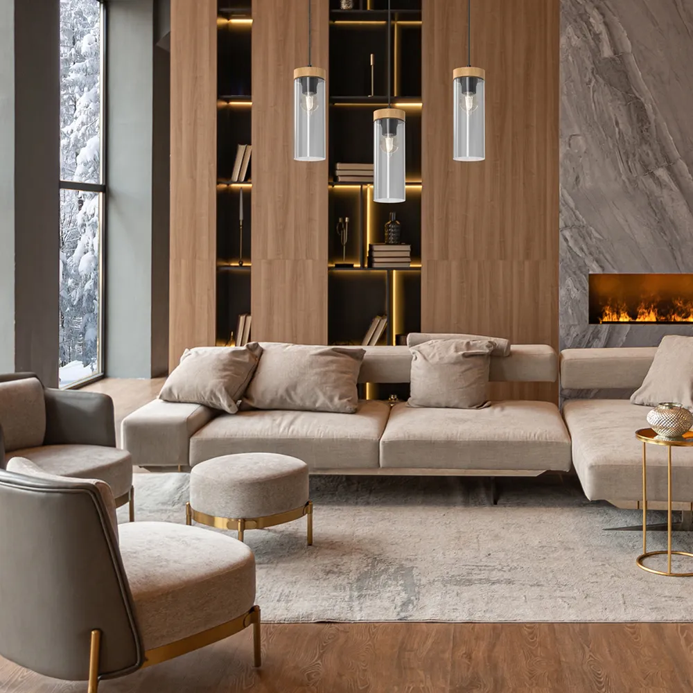 Elica Pendant Lamp - Black, Metal