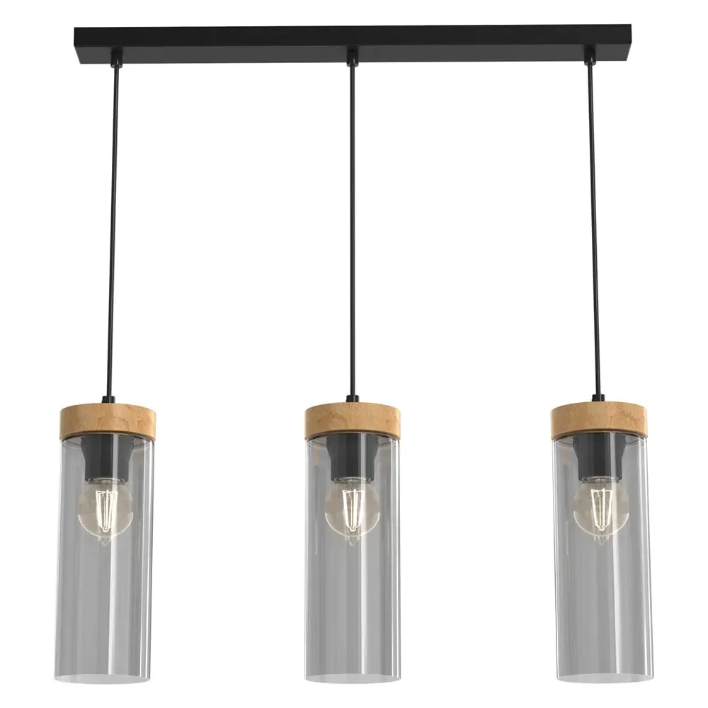 Elica Pendant Lamp - Black, Metal
