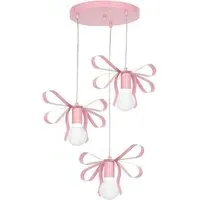 Emma 3 Pendant Lamp - Pink