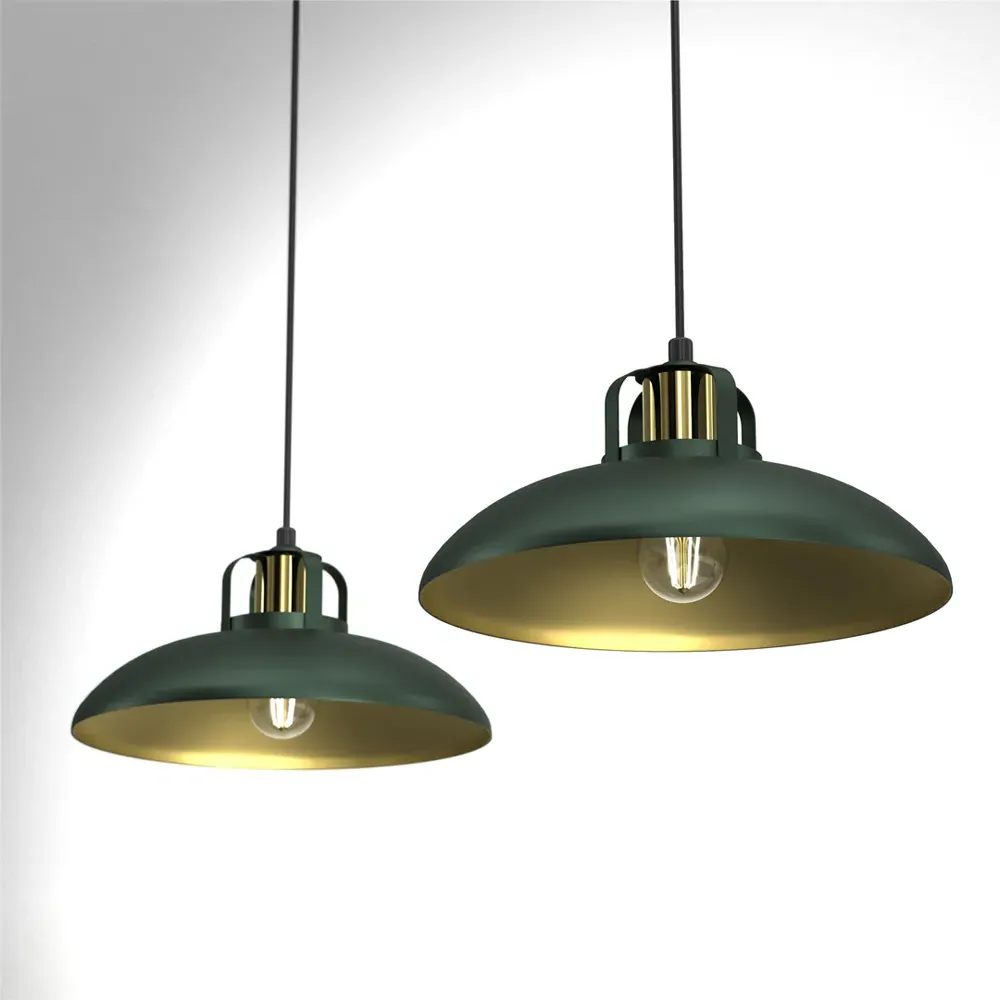 Felix 2 Pendant Lamp - Green, Metal