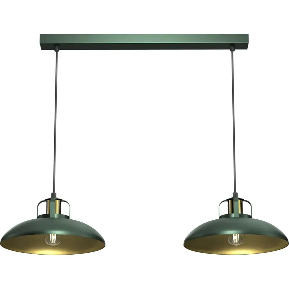 Felix 2 Pendant Lamp - Green, Metal