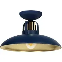 Felix Ceiling Light - Navy Blue, Gold