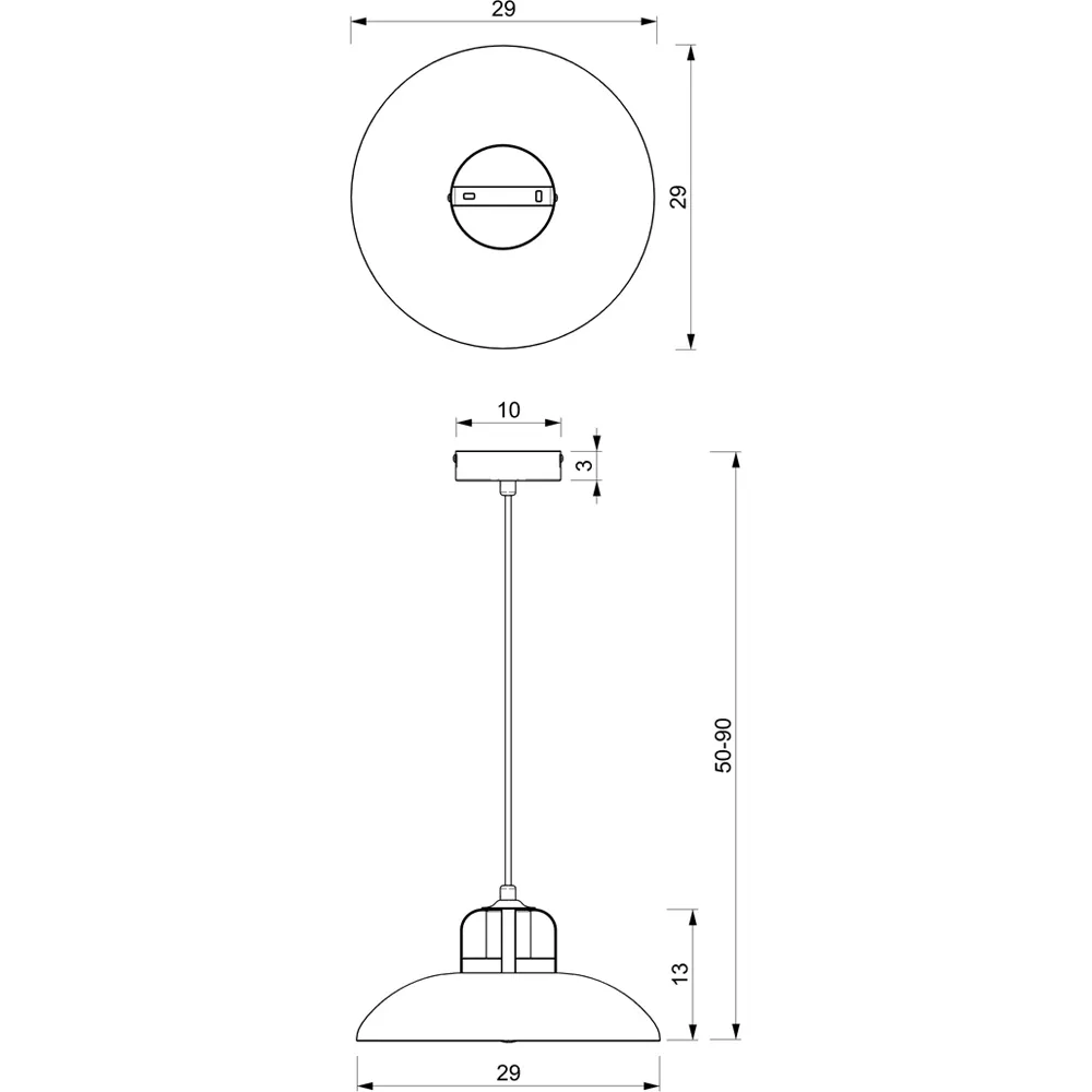 Felix Pendant Lamp - Green, Metal