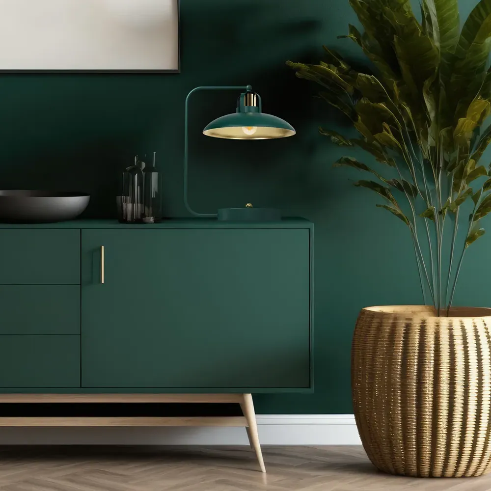 Felix Table Lamp - Green, Metal