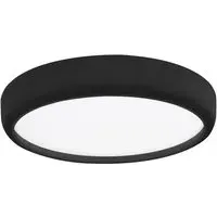 Gea LED Ceiling Lamp with Remote - Black