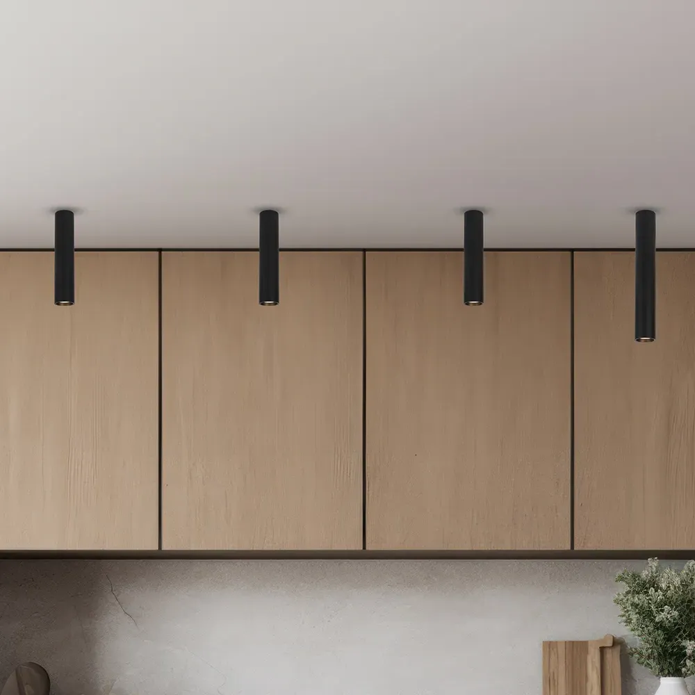 Genesis Cylindrical Spot Light - Black