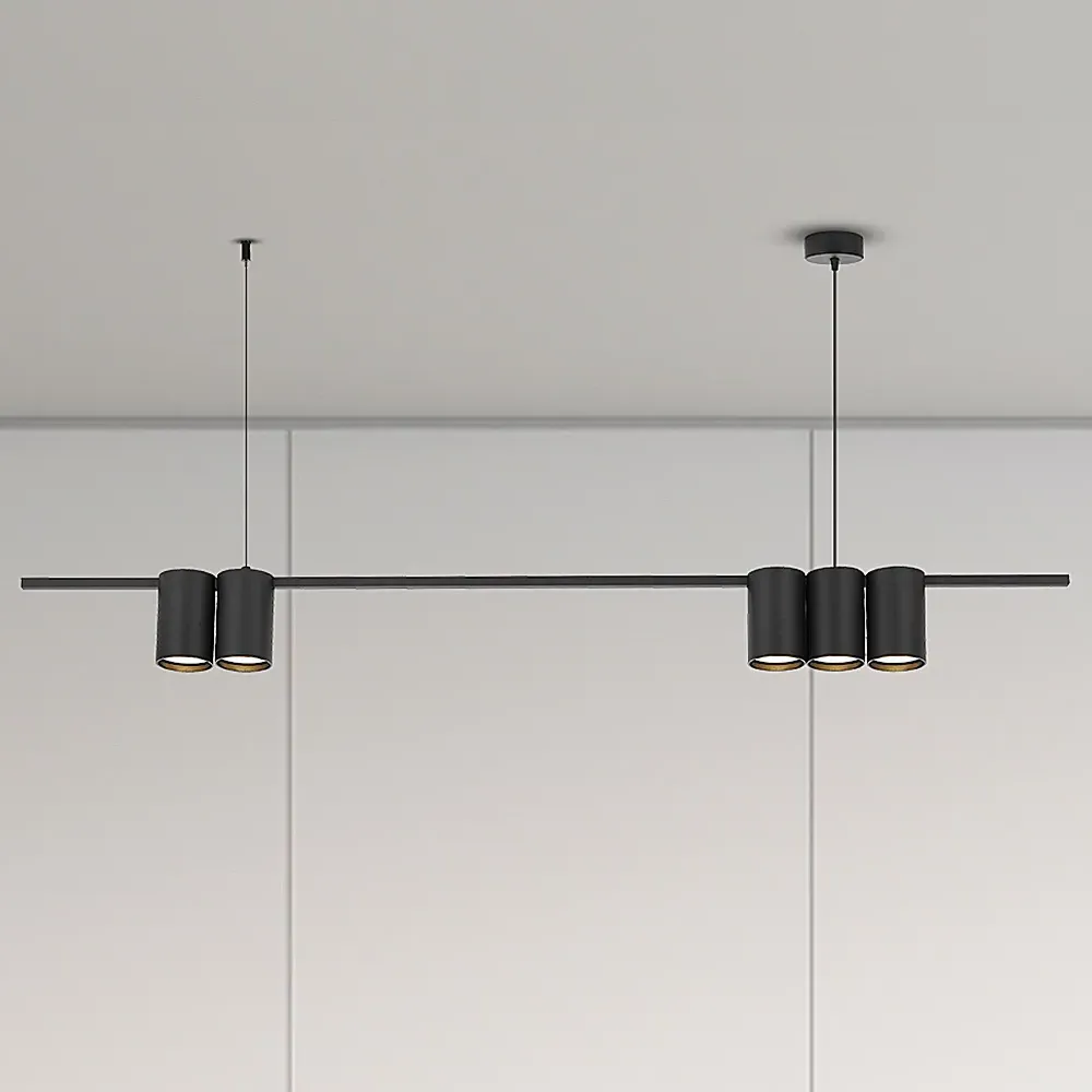 Genesis Strip 5 LED Pendant Light - Black