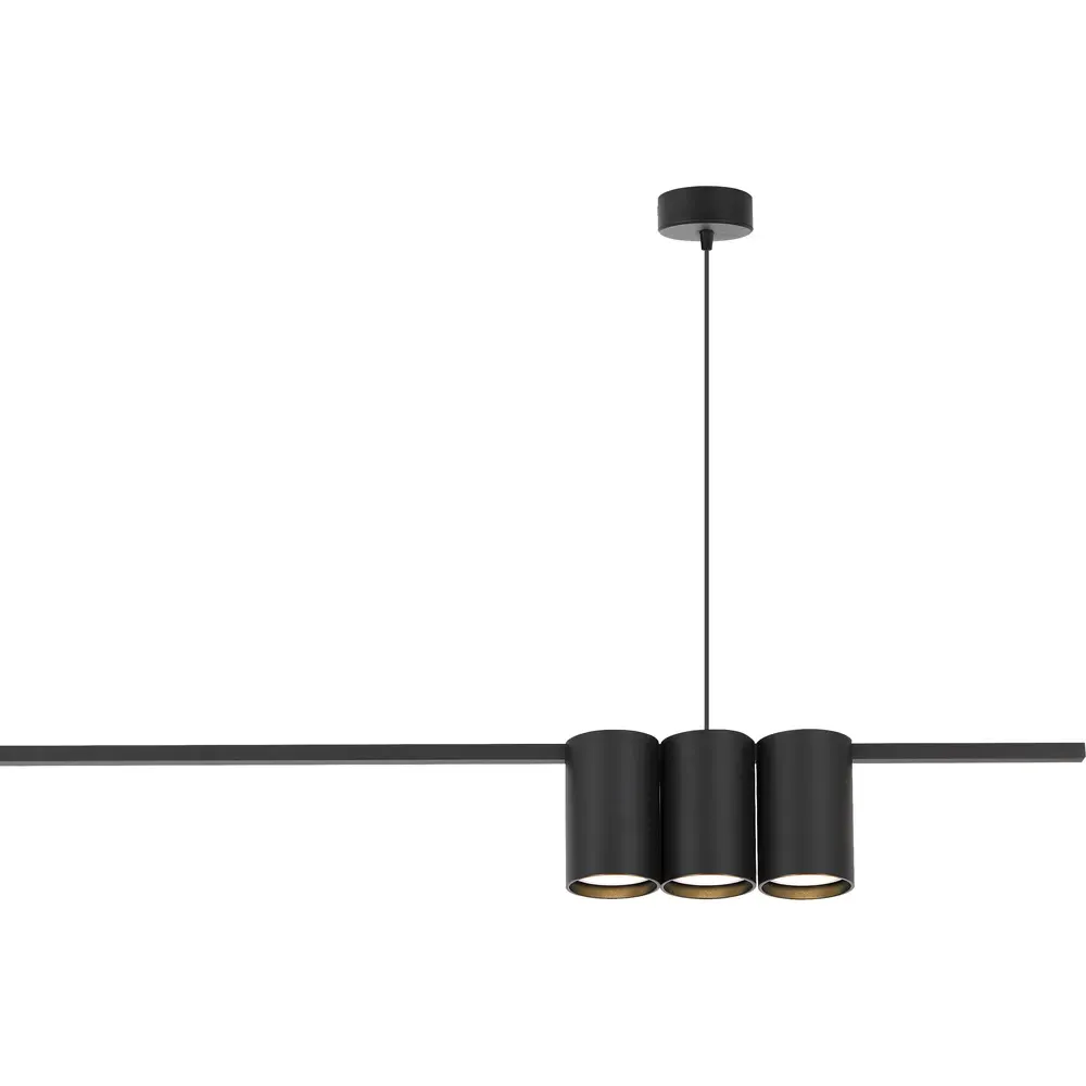 Genesis Strip 5 LED Pendant Light - Black