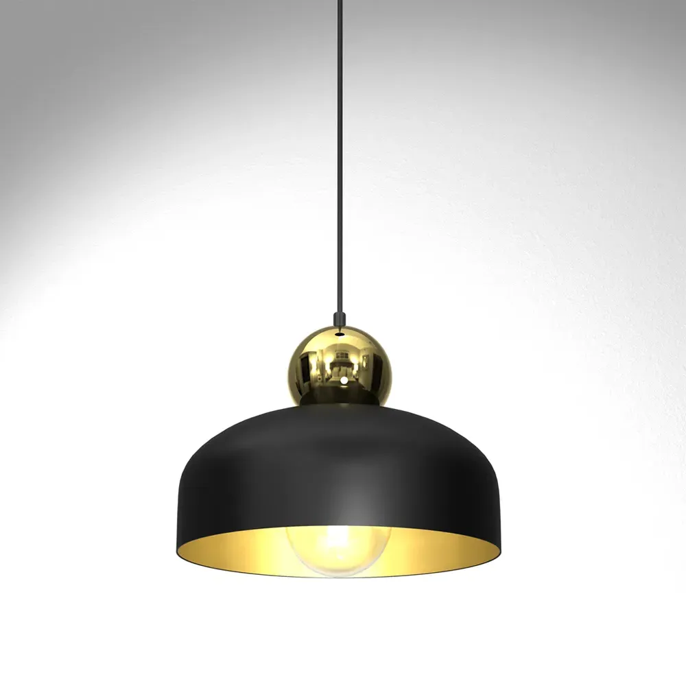 Harald Pendant Lamp - Black, Metal