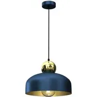Harald Pendant Lamp - Blue, Metal