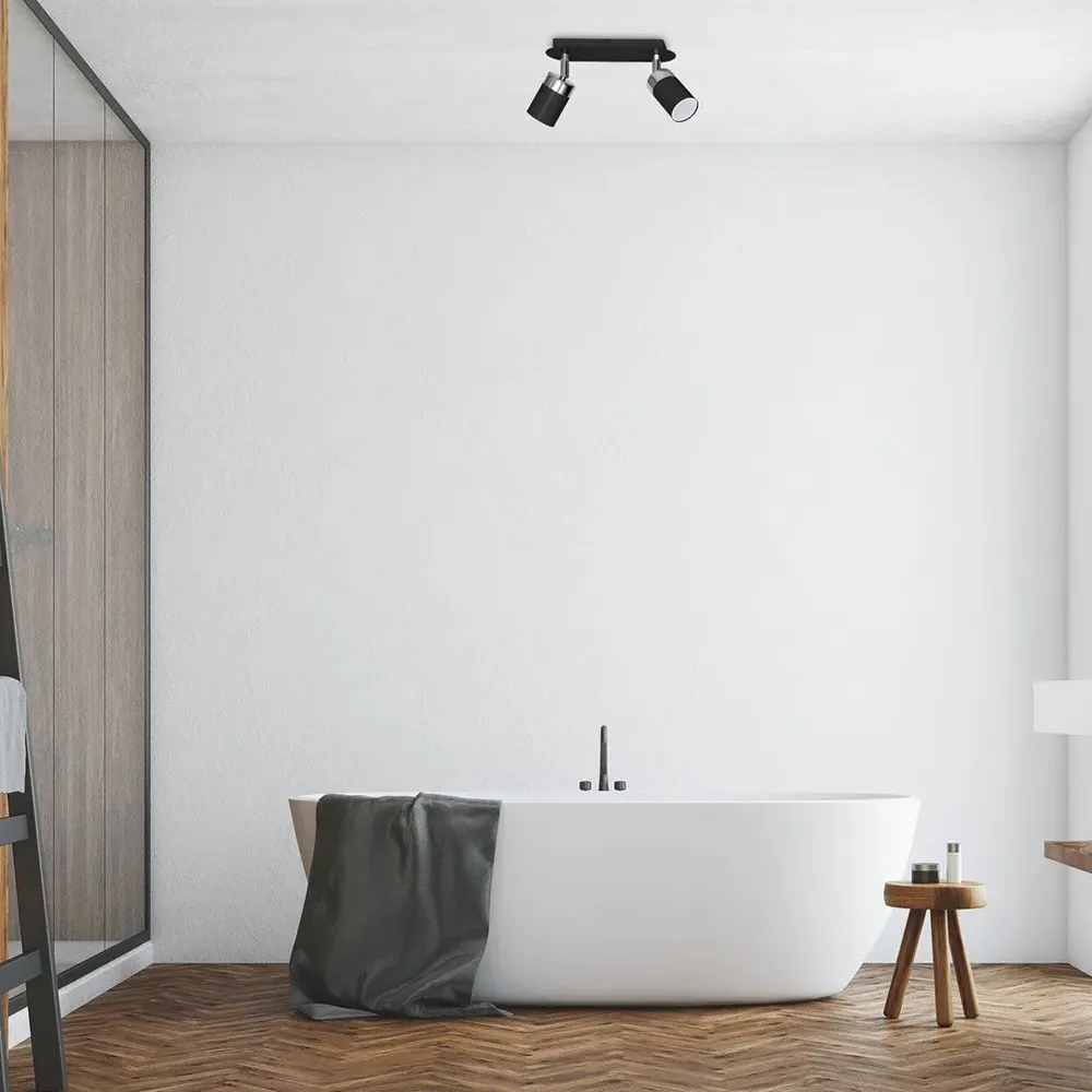 Joker 2 Spotlight Ceiling Lamp - Black, Chrome