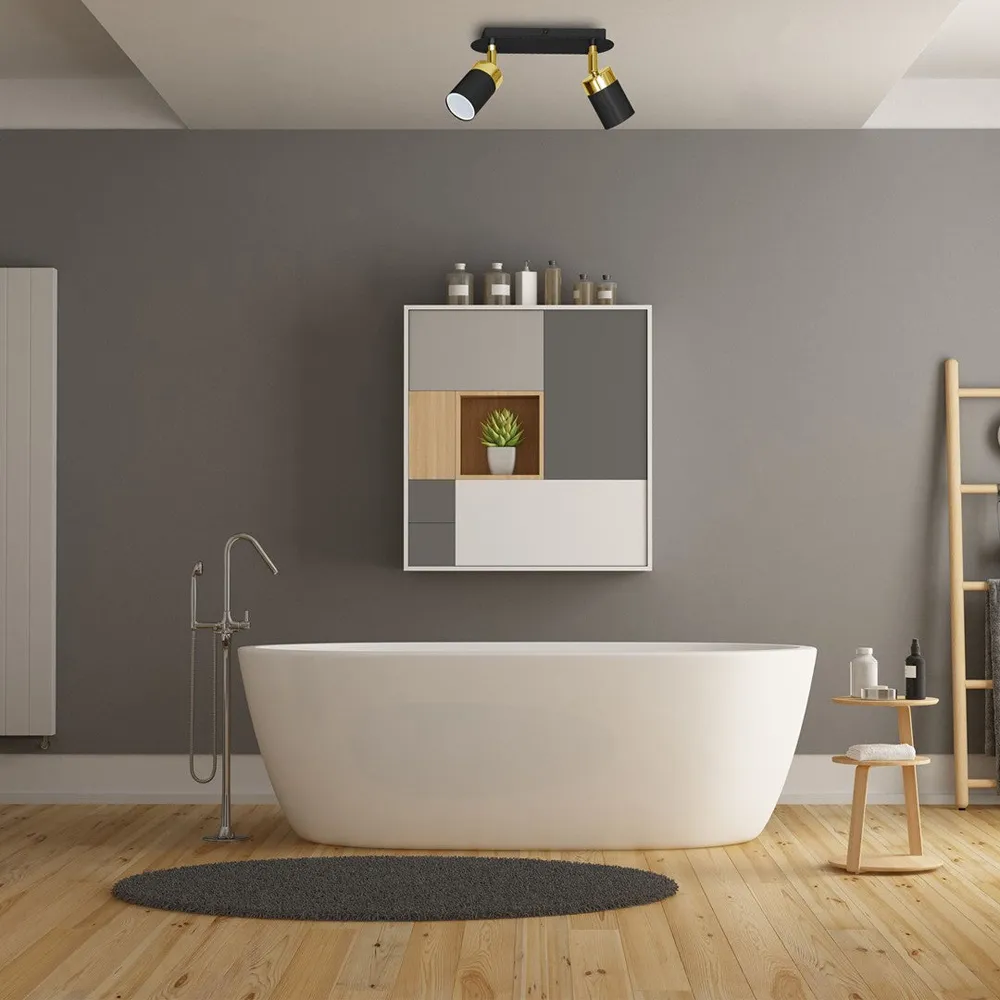 Joker 2 Spotlight Ceiling Lamp - Black, Gold